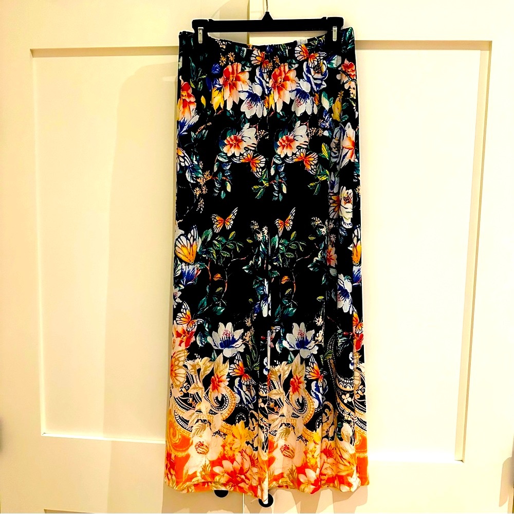 Chicos floral palazzo pant